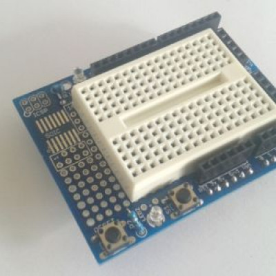 Uno Proto Shield Prototype Expansion Board With 170 Mini Breadboard