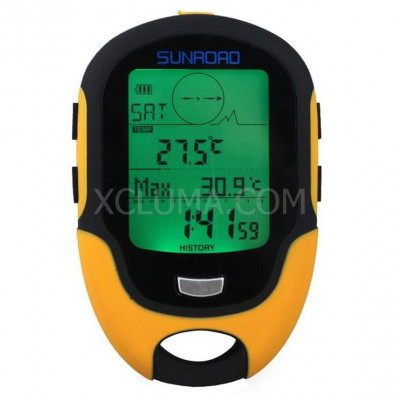 Waterproof FR500 Multifunction LCD Digital Altimeter Barometer Compass 