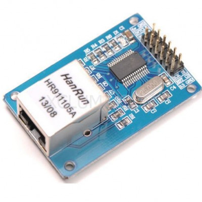 ENC28J60 Ethernet LAN Network Module Schematic For Arduino 10 PIN