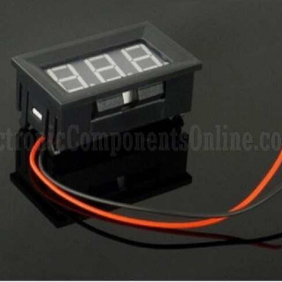 DC 4.5-30V Voltmeter 3 LED-Digital Display Volt Voltage Meter